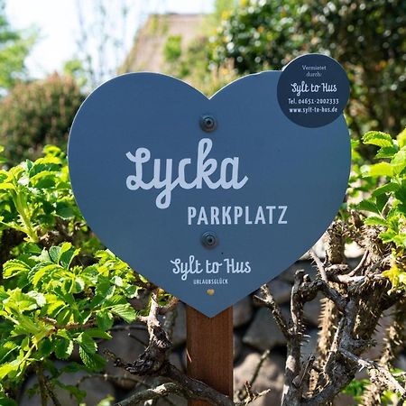 Appartement Lycka Keitum Exterior foto